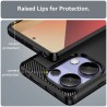 Husa pentru Xiaomi Redmi Note 13 Pro 4G / Poco M6 Pro 4G - Techsuit Carbon Silicone - Albastra