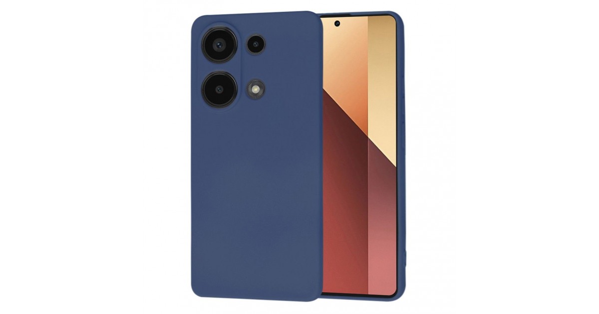 Husa pentru Xiaomi Redmi Note 13 Pro 4G / Poco M6 Pro 4G - Techsuit SoftFlex - Navy Albastra