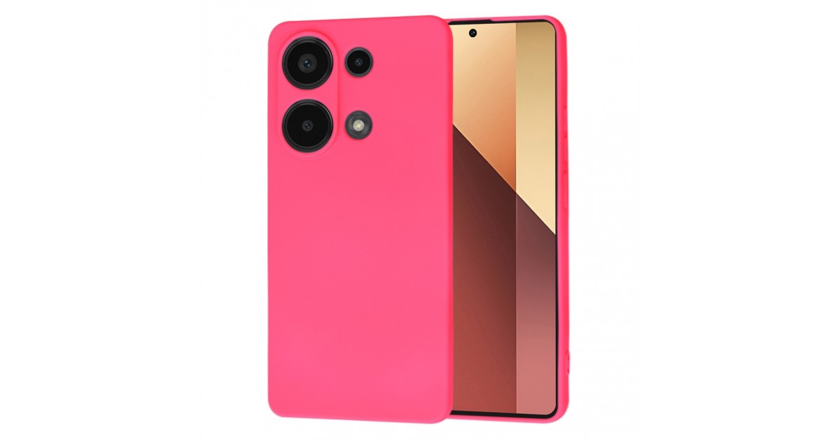 Husa pentru Xiaomi Redmi Note 13 Pro 4G / Poco M6 Pro 4G - Techsuit SoftFlex - Hot Roz