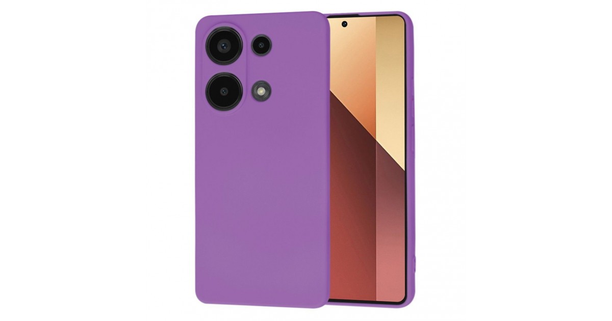 Husa pentru Xiaomi Redmi Note 13 Pro 4G / Poco M6 Pro 4G - Techsuit SoftFlex - Mov