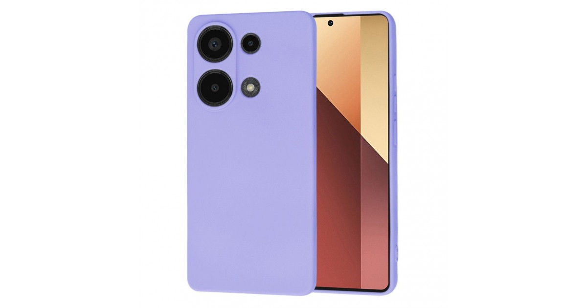 Husa pentru Xiaomi Redmi Note 13 Pro 4G / Poco M6 Pro 4G - Techsuit SoftFlex - Light Mov