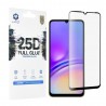 Folie pentru Samsung Galaxy A05 / A05s - Lito 2.5D FullGlue Glass - Negru