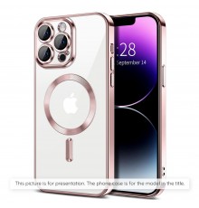 Husa pentru Samsung Galaxy A55 5G - Techsuit Luxury Glitter MagSafe - Rose Gold