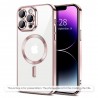 Husa pentru Samsung Galaxy A55 5G - Techsuit Luxury Crystal MagSafe - Roz