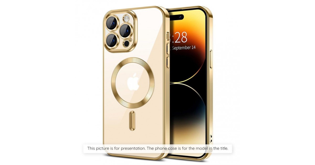 Husa pentru Samsung Galaxy A55 5G - Techsuit Luxury Crystal MagSafe - Gold