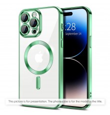 Husa pentru Samsung Galaxy A55 5G - Techsuit Luxury Crystal MagSafe - Light Verde