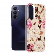 Husa pentru Samsung Galaxy A15 4G / A15 5G - Techsuit Marble Series - Mary Berry Nude