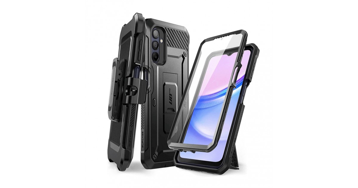 Husa pentru Samsung Galaxy A15 4G / A15 5G - Supcase Unicorn Beetle Pro - Neagra