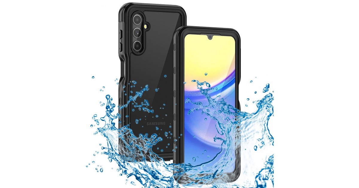 Husa pentru Samsung Galaxy A15 4G / A15 5G - ShellBox Waterproof IP68 Case - Neagra