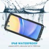 Husa pentru Samsung Galaxy A15 4G / A15 5G - ShellBox Waterproof IP68 Case - Neagra