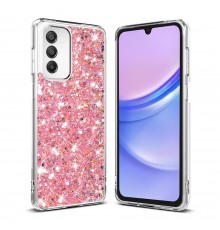 Husa pentru Samsung Galaxy A15 4G / A15 5G - Techsuit Luxury Glitter MagSafe - Rose Gold