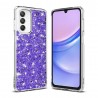 Husa pentru Samsung Galaxy A15 4G / A15 5G - Techsuit Sparkly Glitter - Mov