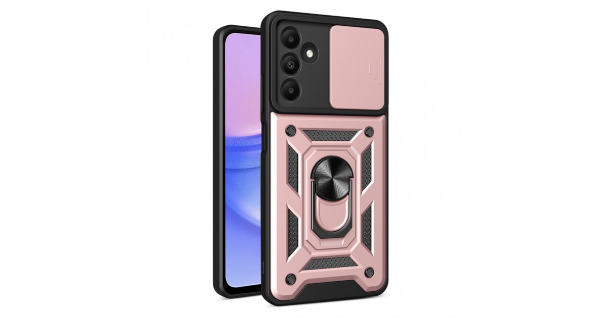 Husa pentru Samsung Galaxy A15 4G / A15 5G - Techsuit CamShield Series - Rose Gold