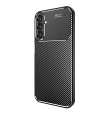 Husa pentru Samsung Galaxy A15 4G / A15 5G - Techsuit CarbonFiber - Neagra