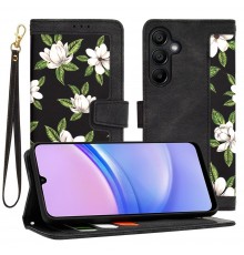 Husa pentru Samsung Galaxy A15 4G / A15 5G - Techsuit Leather Folio - Maro