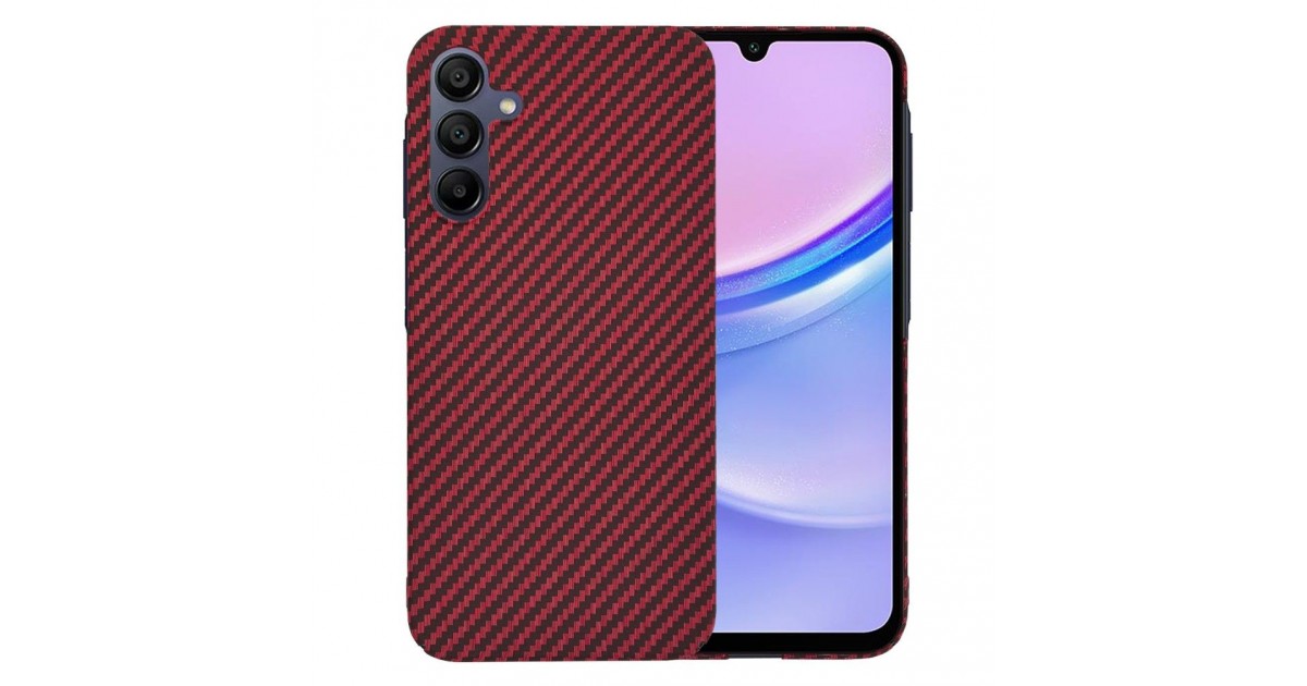 Husa pentru Samsung Galaxy A15 4G / A15 5G - Techsuit Carbonite FiberShell - Rosie