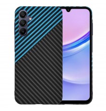 Husa pentru Samsung Galaxy A15 4G / A15 5G - Techsuit Carbonite FiberShell - Albastra Pulse