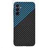 Husa pentru Samsung Galaxy A15 4G / A15 5G - Techsuit Carbonite FiberShell - Albastra Pulse