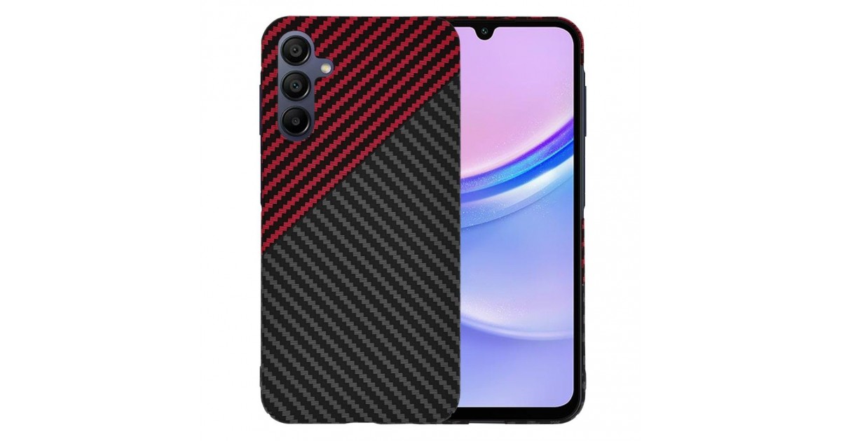 Husa pentru Samsung Galaxy A15 4G / A15 5G - Techsuit Carbonite FiberShell - Rosie Vortex