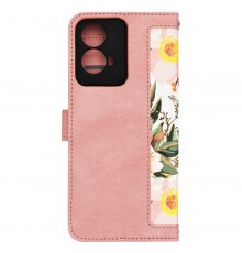 Husa pentru Motorola Moto G04 / Moto G04s / Moto G24 / Moto E14 - Techsuit FlipCraft - Sweetheart Roz