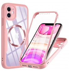 Husa pentru iPhone 11 - Techsuit Magskin Book - Neagra