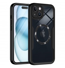 Husa pentru iPhone 15 Plus - Techsuit eFold Series - Albastra inchisa