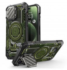 Husa pentru iPhone 15 Pro Max - Supcase Unicorn Beetle XT MagSafe - Verde Circuit