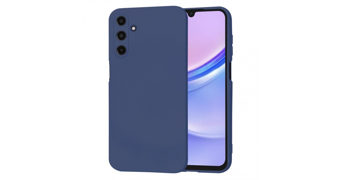 Husa pentru Samsung Galaxy A15 4G / A15 5G - Techsuit SoftFlex - Navy Albastra