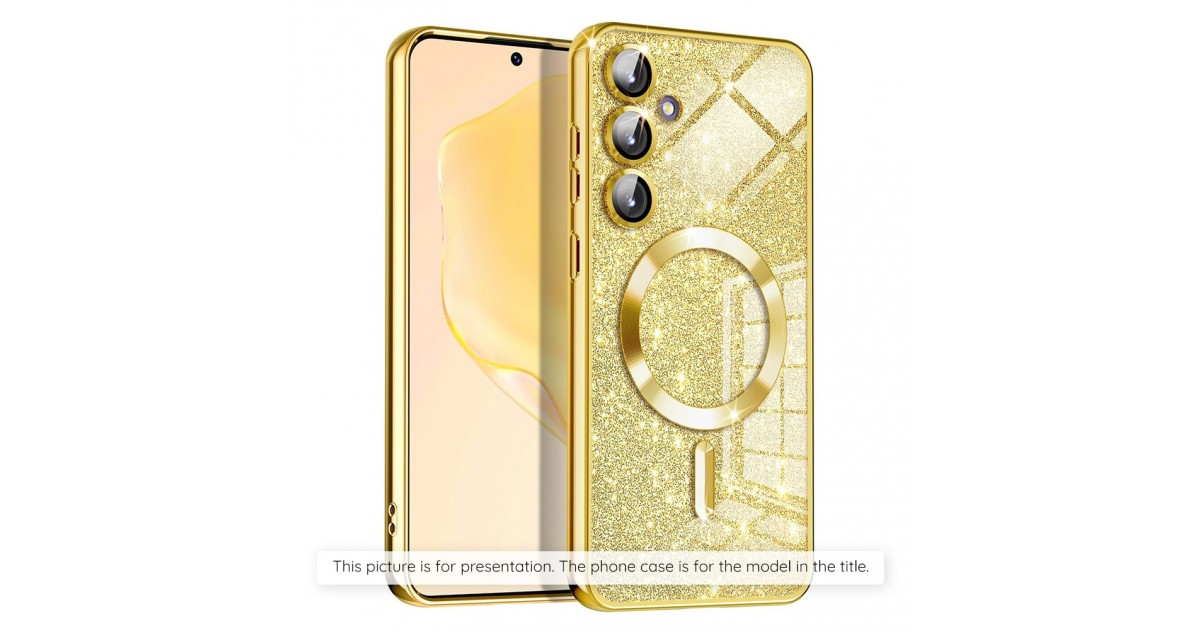 Husa pentru Samsung Galaxy A15 4G / A15 5G - Techsuit Luxury Glitter MagSafe - Gold