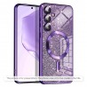 Husa pentru Samsung Galaxy A35 5G - Techsuit Luxury Glitter MagSafe - Deep Mov