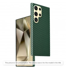 Husa pentru iPhone 15 - Techsuit Carbonite FiberShell - Verde