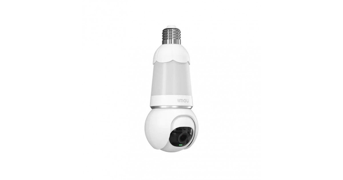 Camera de Supraveghere Wi-Fi, cu Detectare Rapida si Notificari - Imou Ranger Bulb Cam (IPC-S6DP-5M0WEB-E27) - Alb