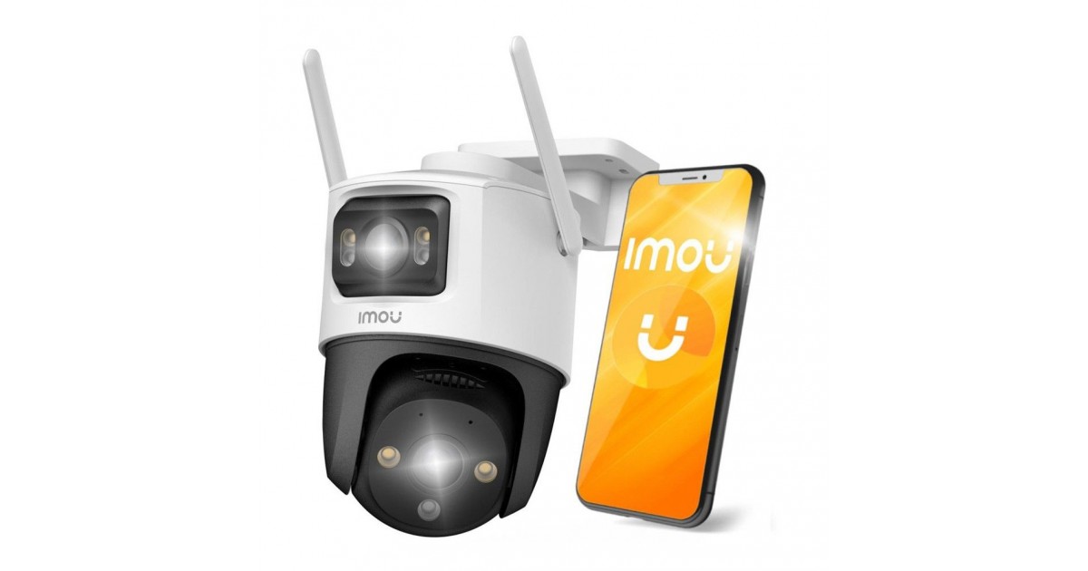 Camera de Supraveghere Wi-Fi, cu Detectare Rapida si Notificari, 10MP - Imou Outdoor Camera Cruiser Dual (IPC-S7XP-10M0WED-0360