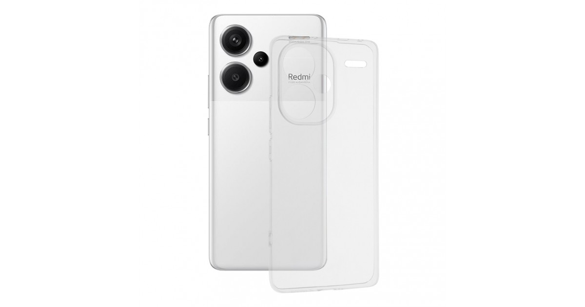 Husa pentru Xiaomi Redmi Note 13 Pro+ 5G - Techsuit Clear Silicone - Transparent