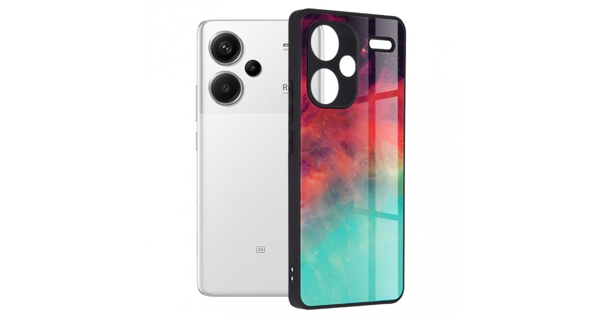 Husa pentru Xiaomi Redmi Note 13 Pro+ 5G - Techsuit Glaze Series - Fiery Ocean