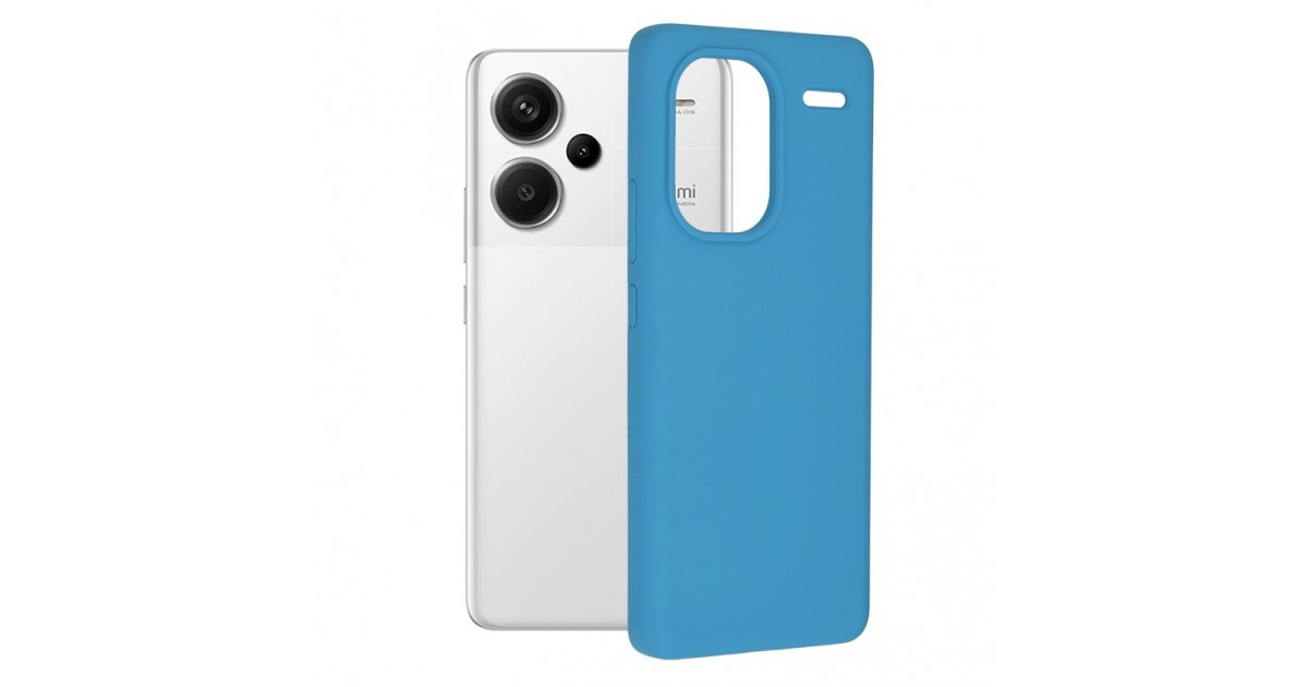 Husa pentru Xiaomi Redmi Note 13 Pro+ 5G - Techsuit Soft Edge Silicone - Denim Albastra