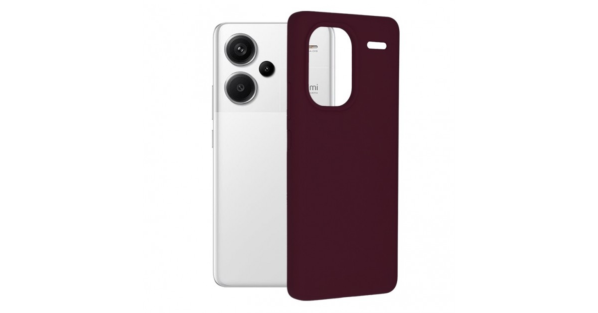 Husa pentru Xiaomi Redmi Note 13 Pro+ 5G - Techsuit Soft Edge Silicone - Plum Violet