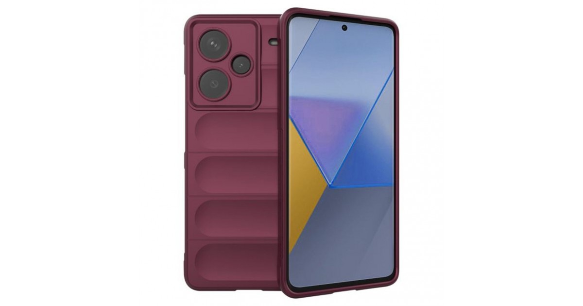 Husa pentru Xiaomi Redmi Note 13 Pro+ 5G - Techsuit Magic Shield - Bordeaux