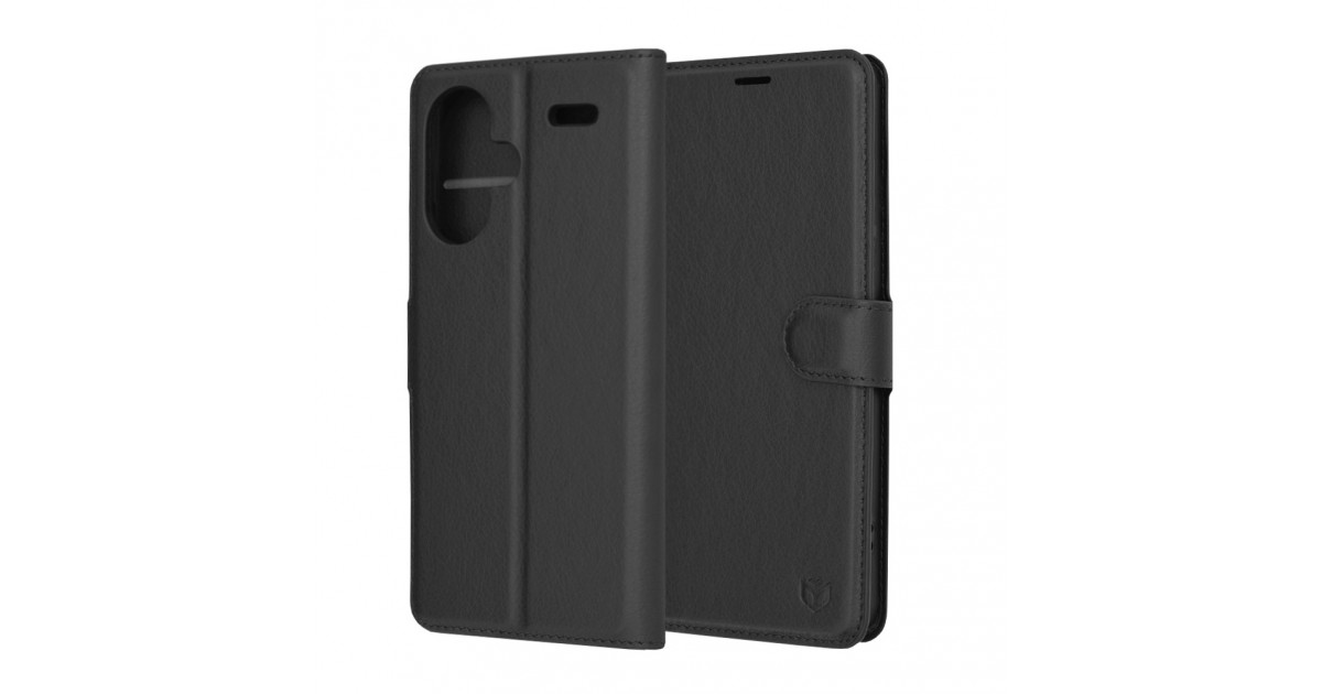 Husa pentru Xiaomi Redmi Note 13 Pro+ 5G - Techsuit Leather Folio - Neagra