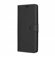 Husa pentru Xiaomi Redmi Note 13 Pro+ 5G - Techsuit Leather Folio - Neagra