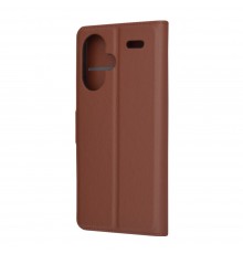 Husa pentru Xiaomi Redmi Note 13 Pro+ 5G - Techsuit Leather Folio - Maro