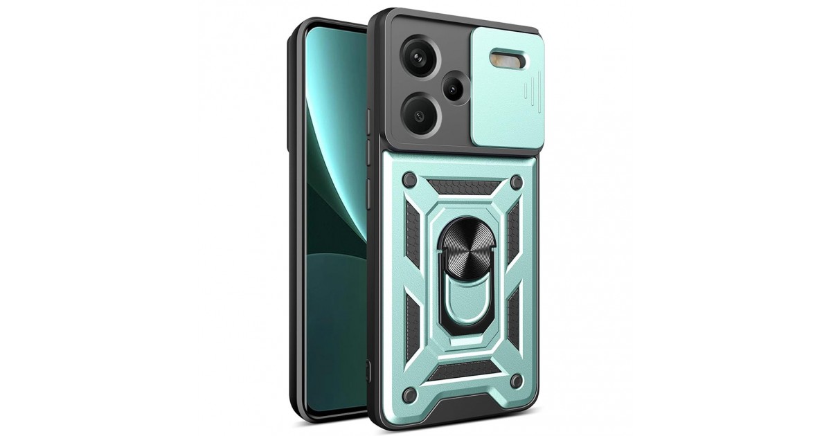 Husa pentru Xiaomi Redmi Note 13 Pro+ 5G - Techsuit CamShield Series - Verde