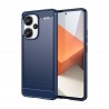 Husa pentru Xiaomi Redmi Note 13 Pro+ 5G - Techsuit Carbon Silicone - Albastra