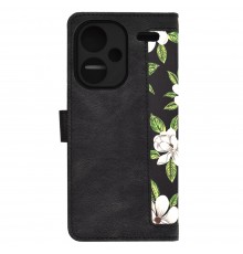 Husa pentru Xiaomi Redmi Note 13 Pro+ 5G - Techsuit FlipCraft - Flowers of the Dawn