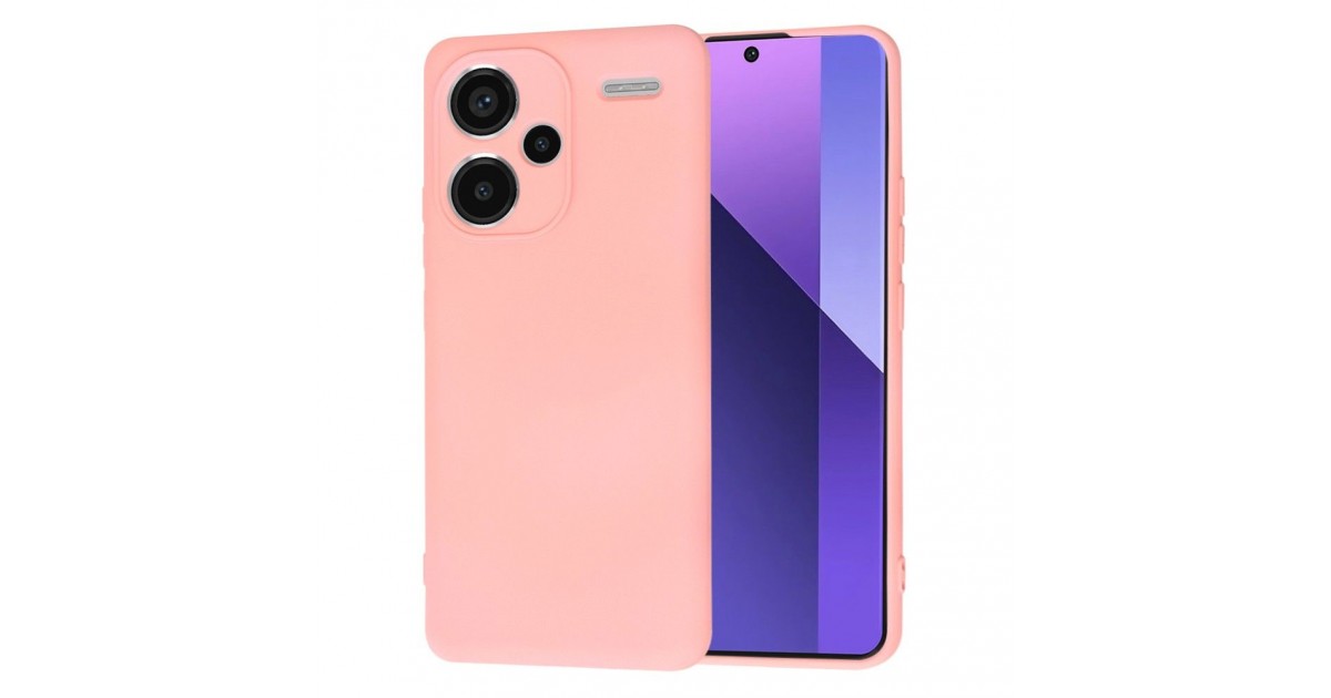 Husa pentru Xiaomi Redmi Note 13 Pro+ 5G - Techsuit SoftFlex - Chalk Roz