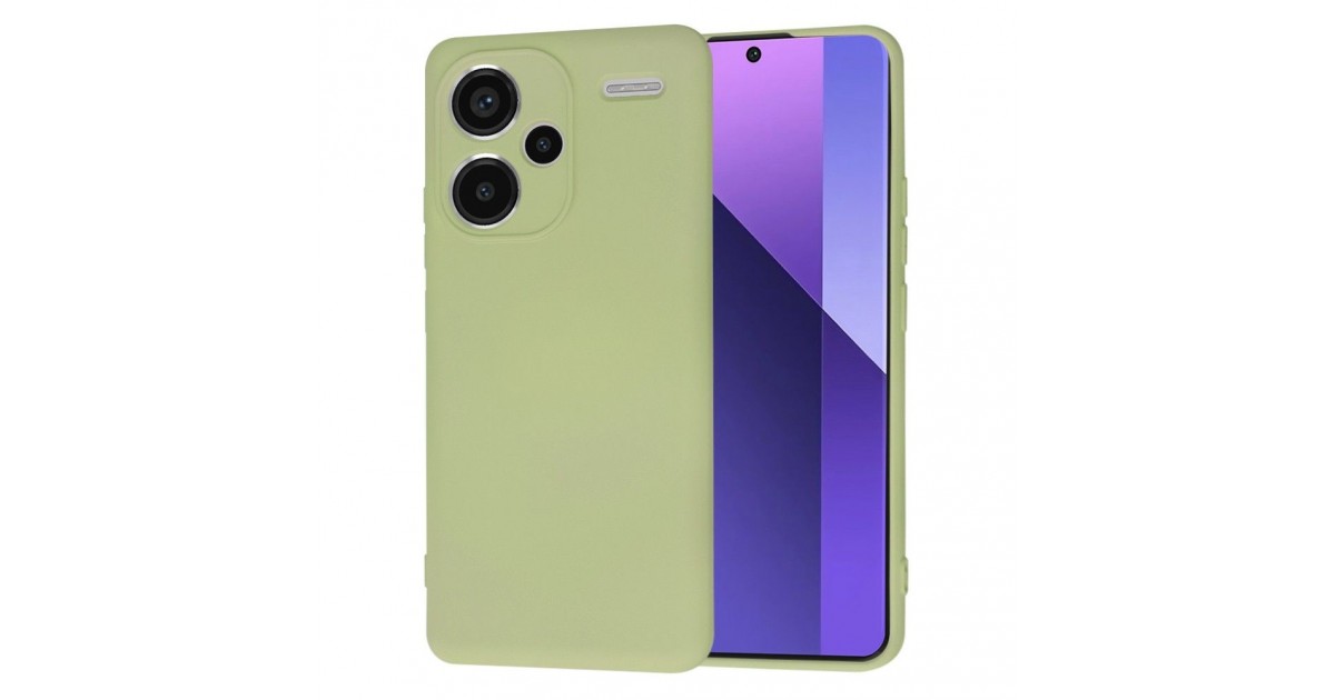 Husa pentru Xiaomi Redmi Note 13 Pro+ 5G - Techsuit SoftFlex - Matcha