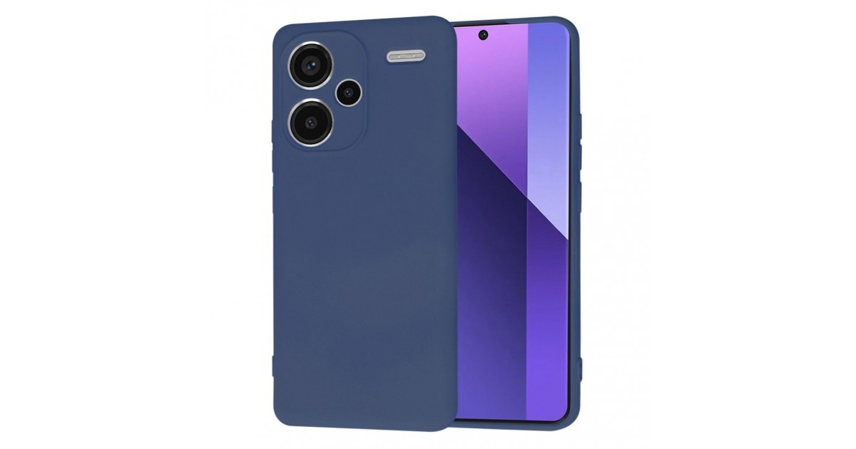 Husa pentru Xiaomi Redmi Note 13 Pro+ 5G - Techsuit SoftFlex - Navy Albastra