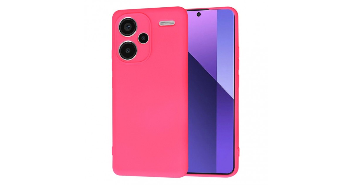 Husa pentru Xiaomi Redmi Note 13 Pro+ 5G - Techsuit SoftFlex - Hot Roz