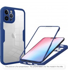 [PACHET 360] - Husa ColorVerse 360 + Folie de protectie -  Xiaomi Redmi Note 13 Pro+ 5G  - Albastru