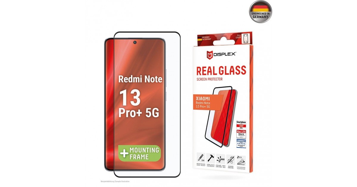 Folie pentru Xiaomi Redmi Note 13 Pro+ 5G - Displex Real Glass 2D - Clear